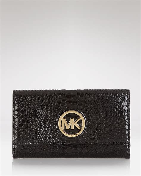 portefeuille Michael Kors python